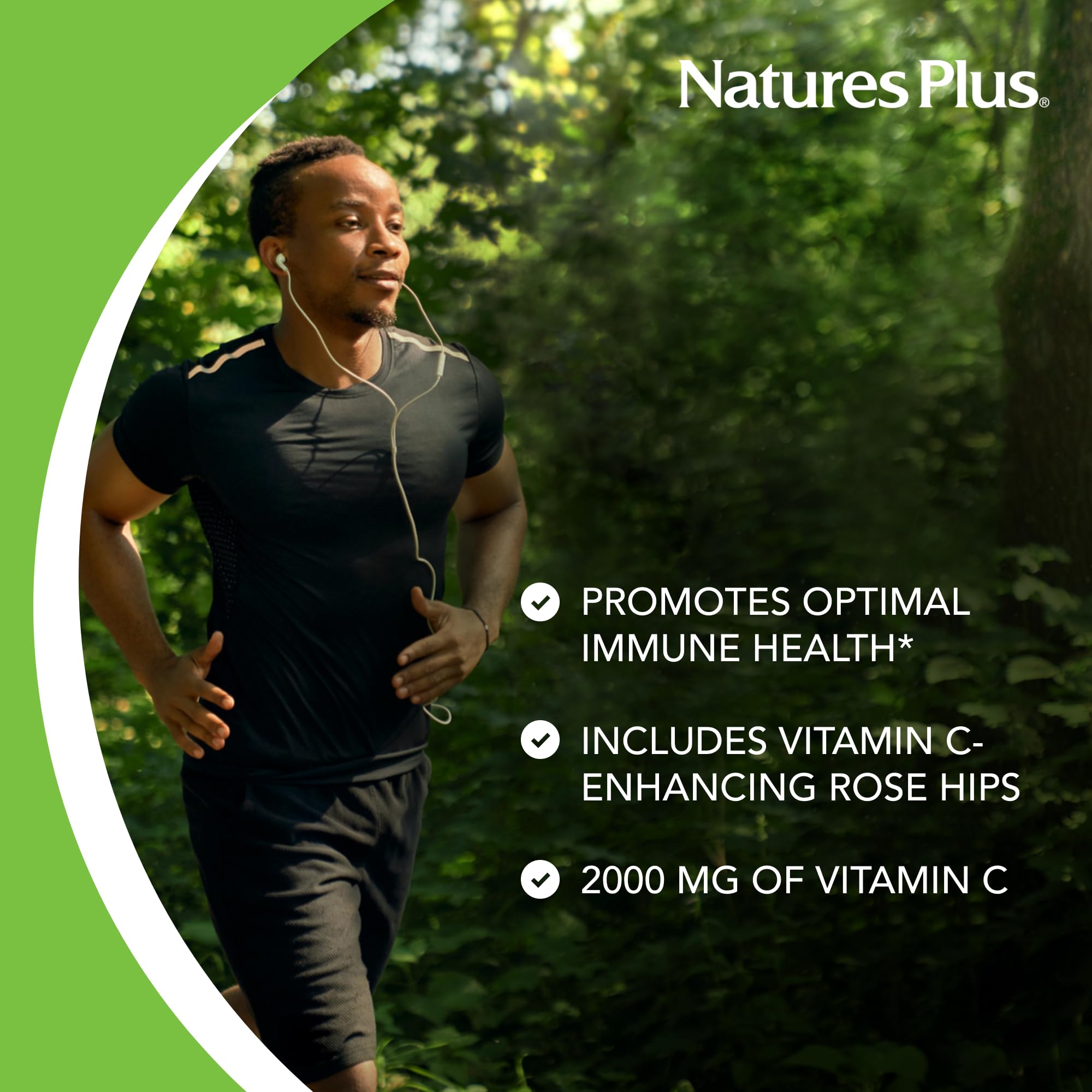 NaturesPlus Ultra-C tablets being poured for easy daily use