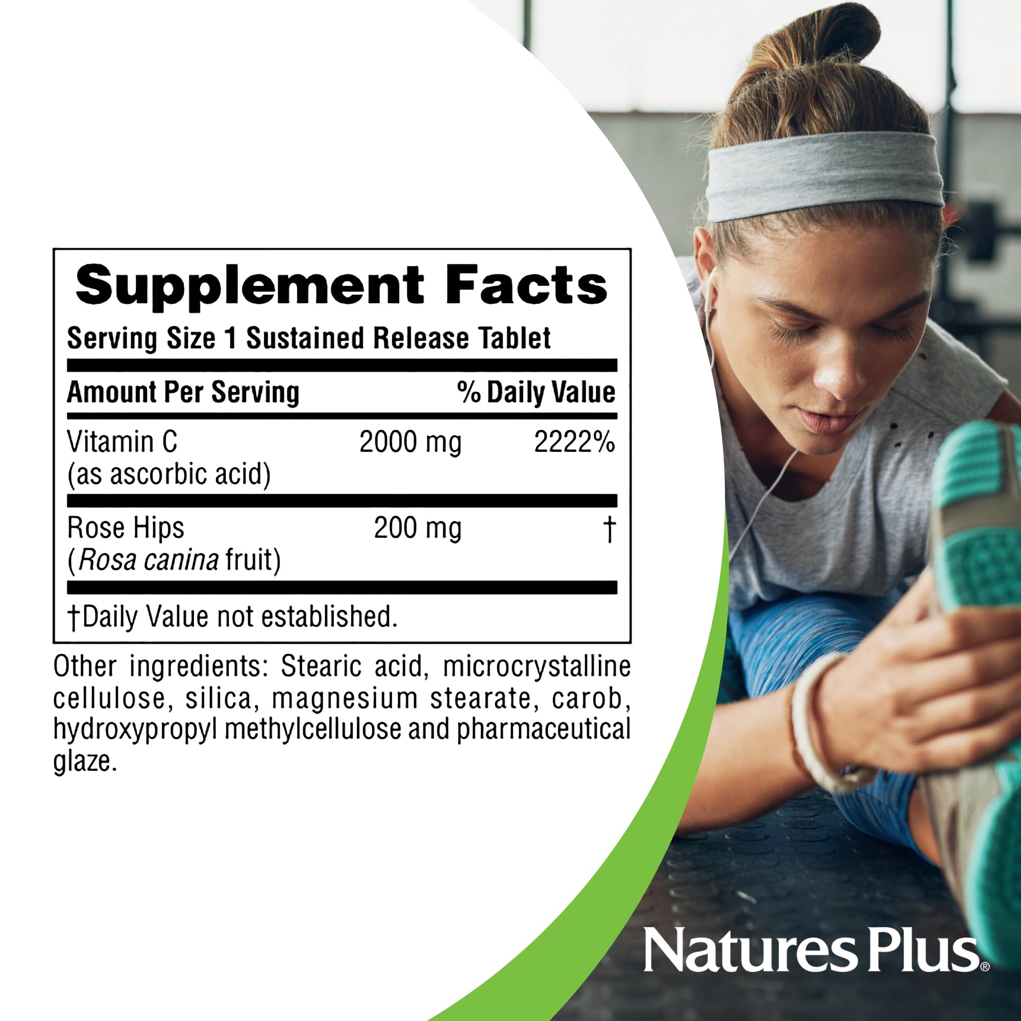 NaturesPlus Ultra-C two-bottle pack communicates value and plan for 180 servings