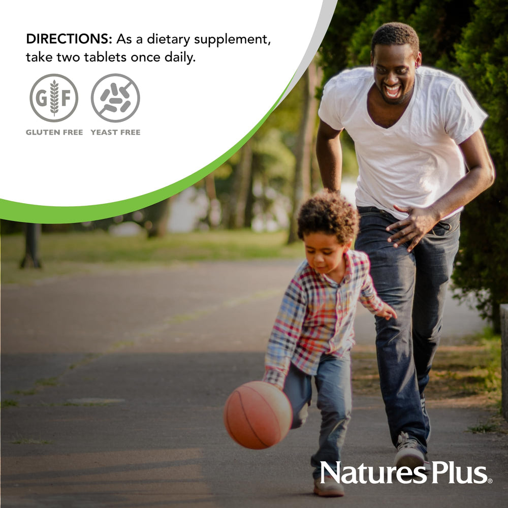NaturesPlus Ultra Hair gluten-free formula label signals suitability for gluten-free diets.