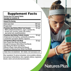 Lifestyle scene with NaturesPlus Ultra Lipoic suggesting routine wellness.