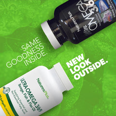 NaturesPlus Ultra Omega 3 6 9 softgels closeup highlights oil-rich capsules.