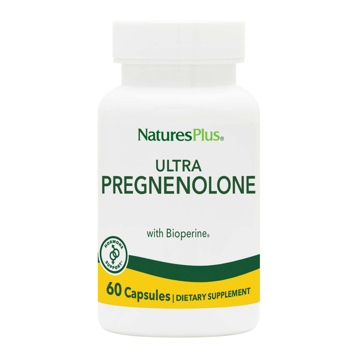 NaturesPlus Ultra Pregnenolone bottle front for daily wellness exploration