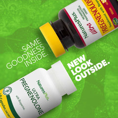 NaturesPlus Ultra Pregnenolone bottle pour illustrating easy dosing