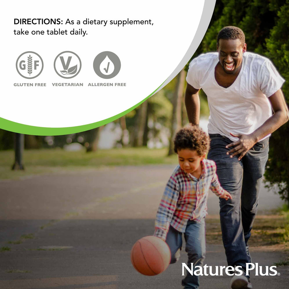 Gluten-free label on NaturesPlus Vitamin B2 packaging