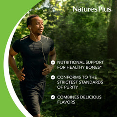 NaturesPlus Vitamin D3 chewables CalcifaSorb absorption graphic