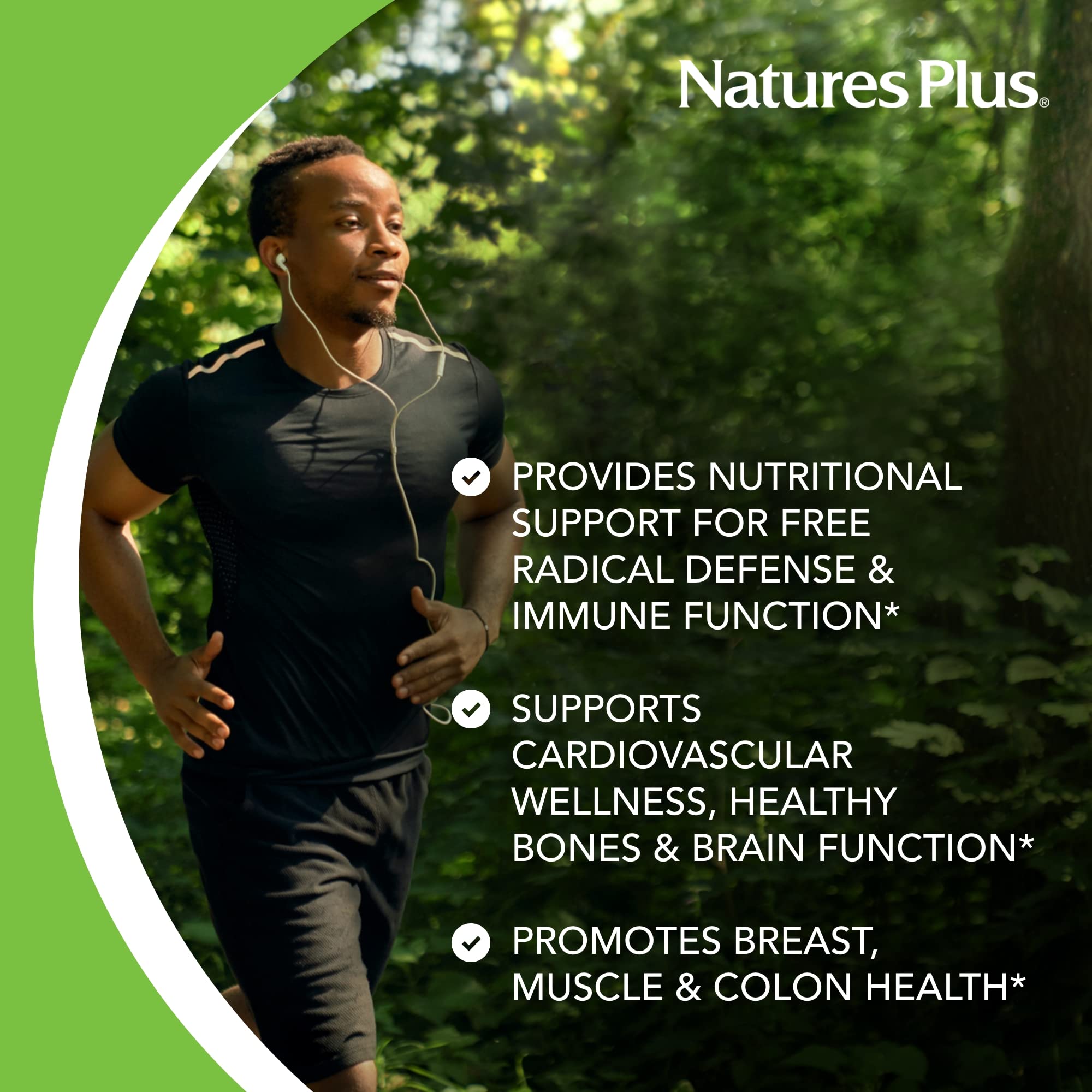 NaturesPlus Vitamin D3 packaging notes Prop 65 compliance and gluten-free labeling