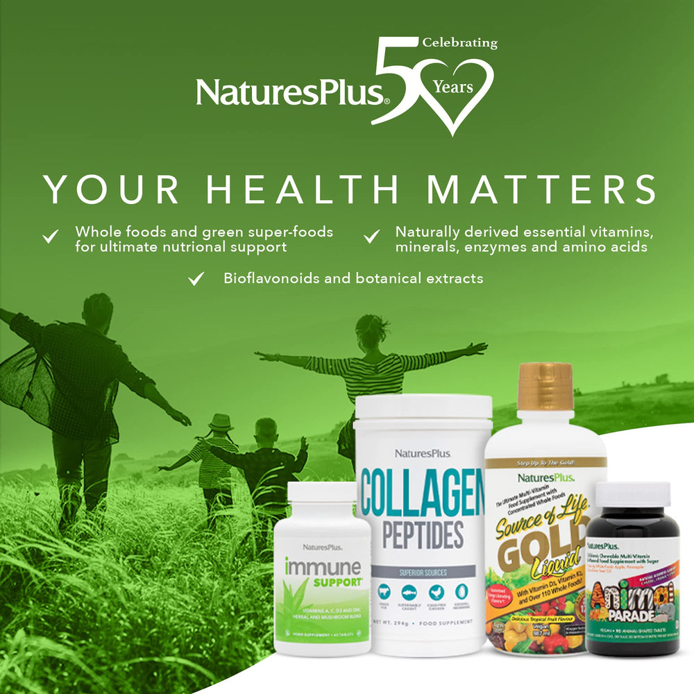 NaturesPlus Vitamin D3 softgels in cap shot for easy daily use.