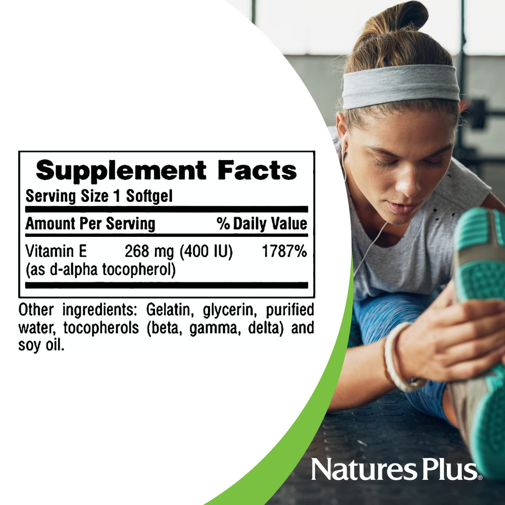 NaturesPlus Vitamin E 400 IU new packaging maintains high quality.