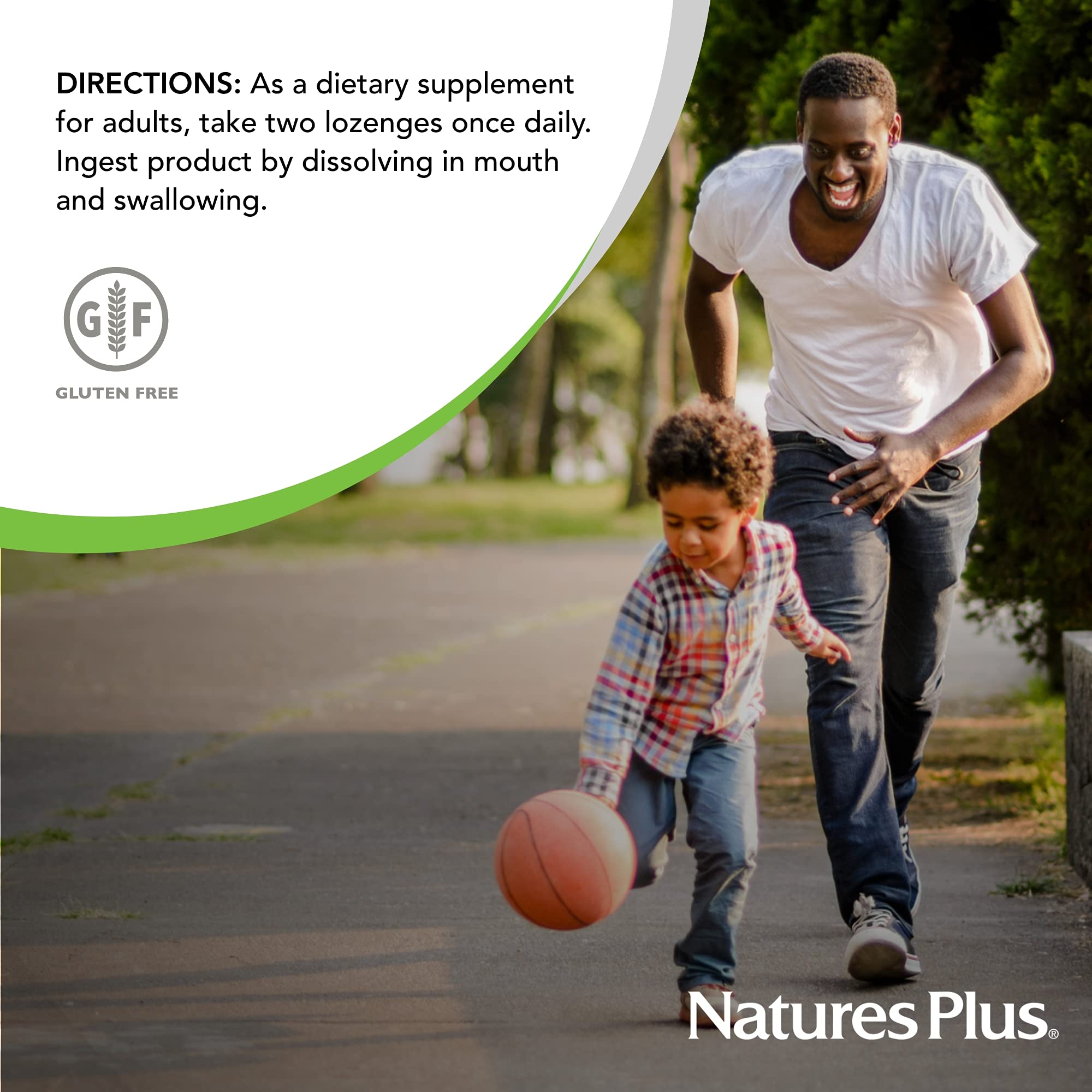 NaturesPlus whole food dental herbal complex with spinach and broccoli