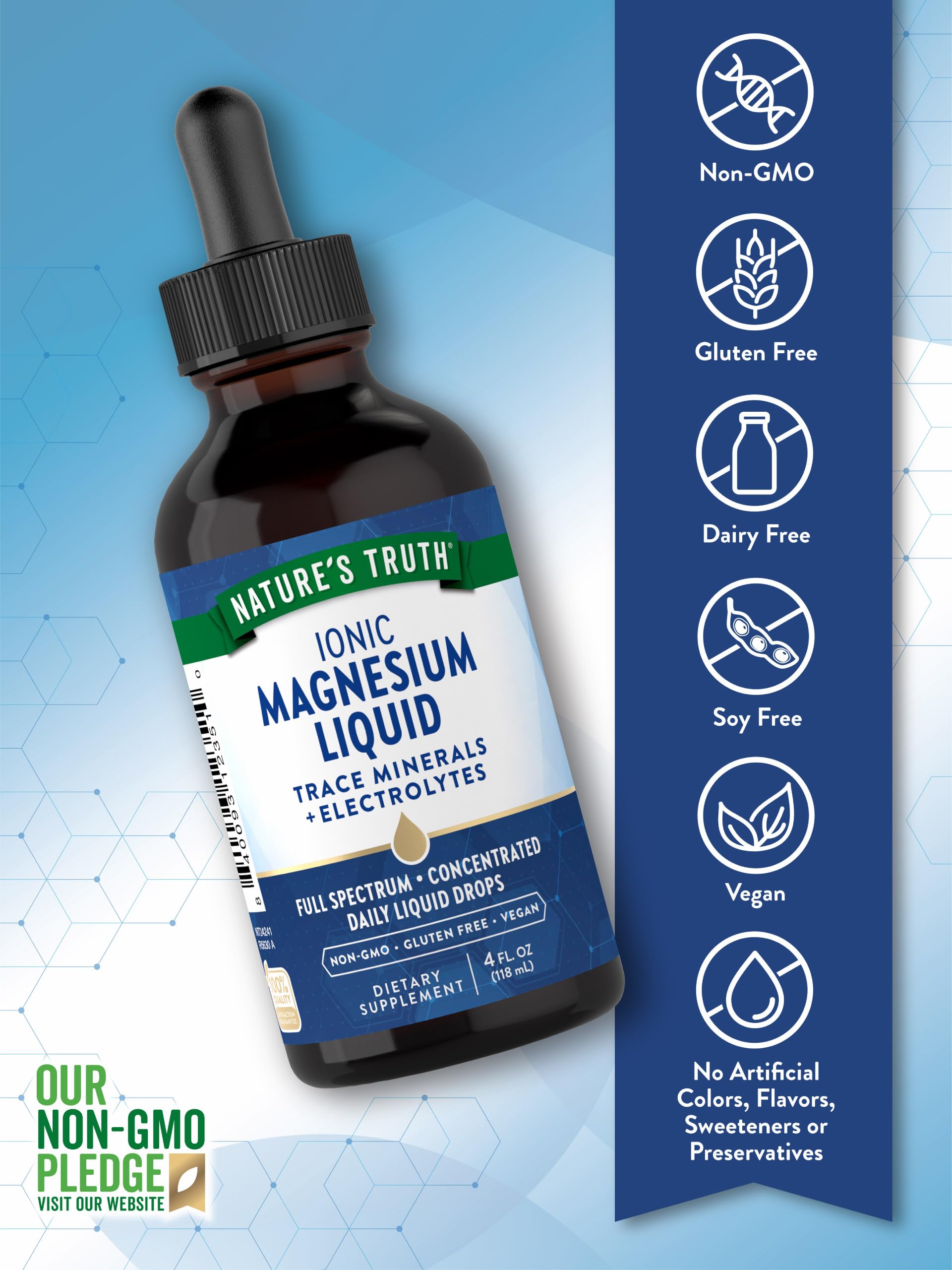 Nature's Truth electrolytes and trace minerals icon highlighting core micronutrients