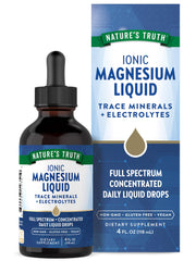 Nature's Truth Ionic Magnesium Liquid Drops bottle for easy daily supplementation