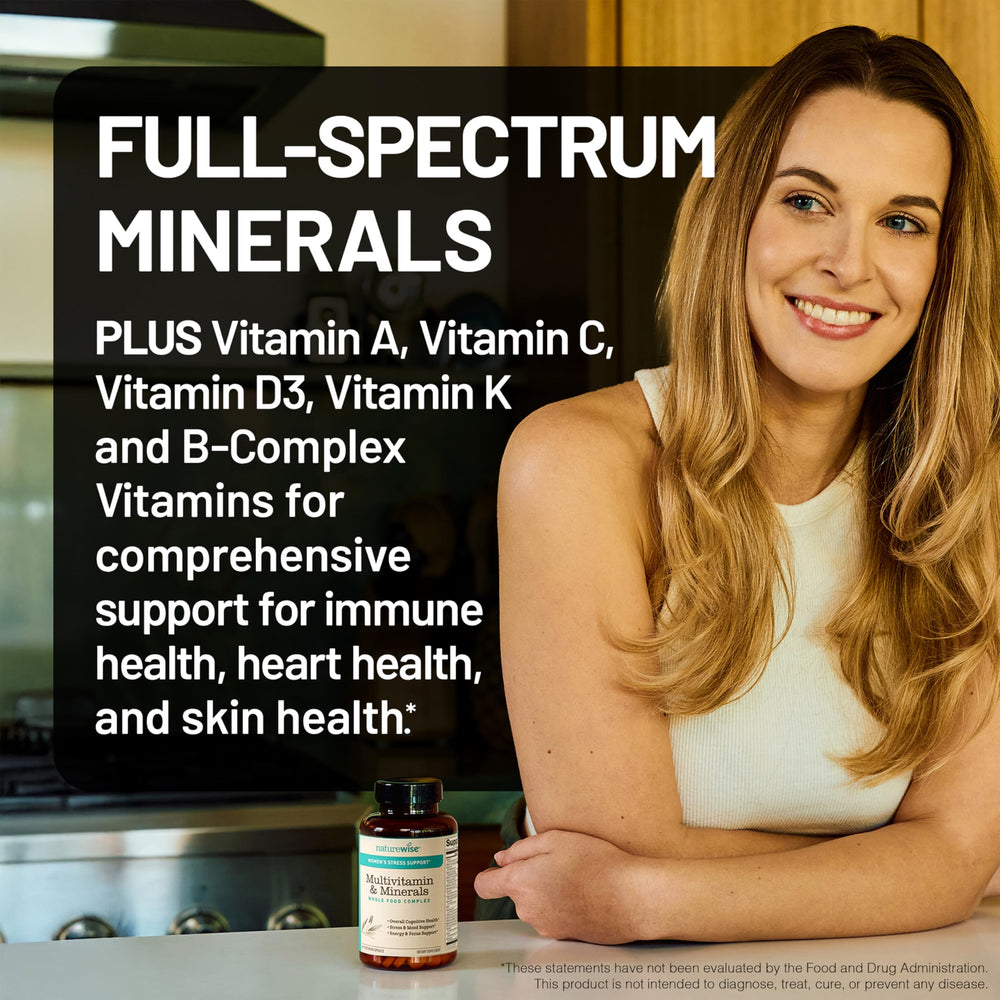 NatureWise Multivitamin with digestive enzymes supporting nutrient absorption