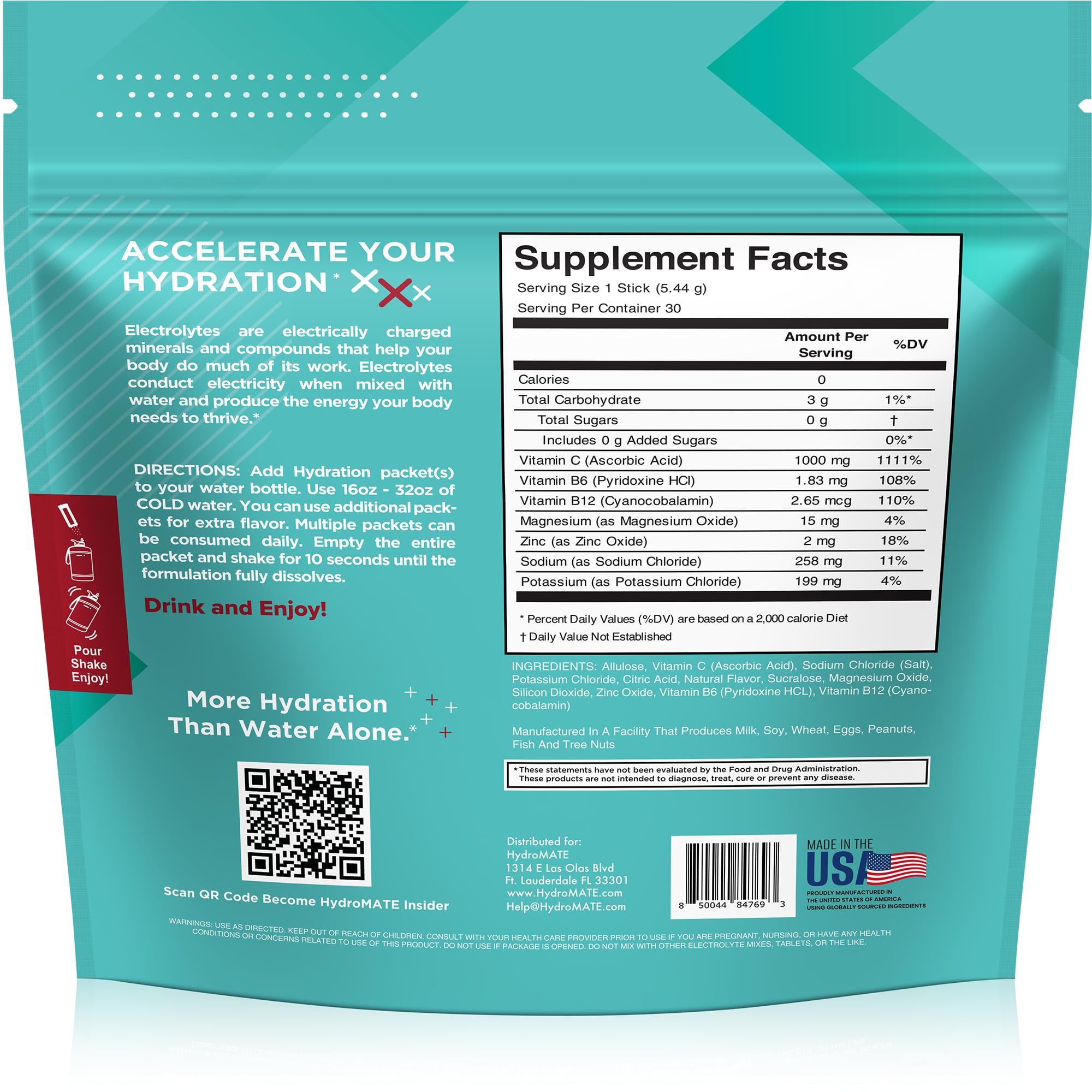 NatureWorks HydroMATE daily-use sticks suggesting energy and recovery support.