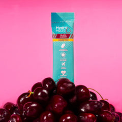 NatureWorks HydroMATE sticks being dispensed into water for fast hydration.
