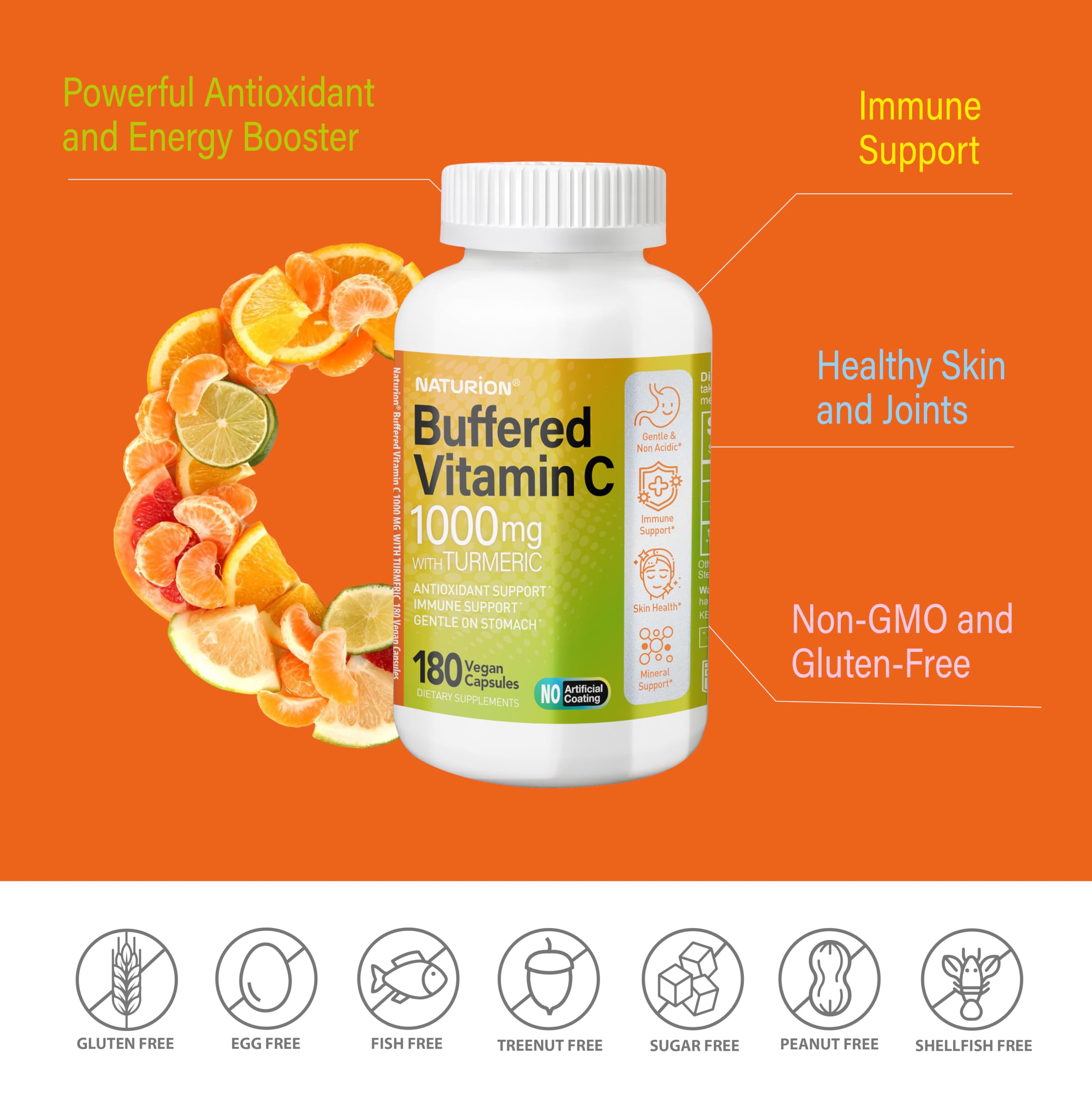 Naturion capsules close-up shows smooth texture for gentle digestion.