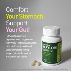 NATURION H. Pylori Support G-FOS prebiotic fiber supporting beneficial gut flora.