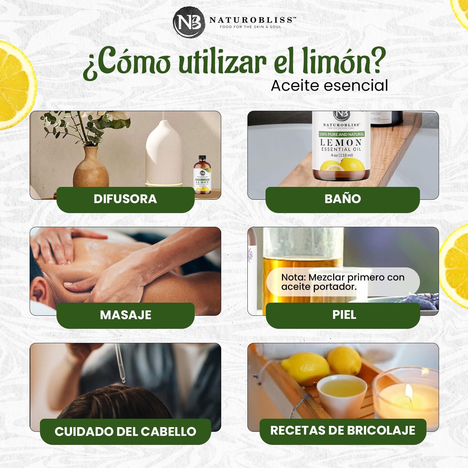 NaturoBliss diffuser-ready lemon oil scent for refreshing spaces.