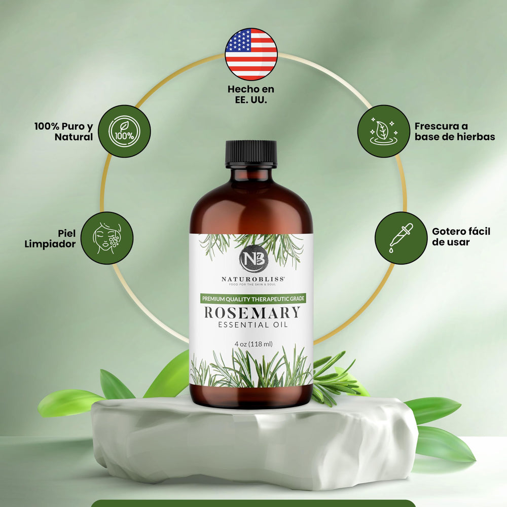 NaturoBliss rosemary oil in a diffuser setup for a refreshing aroma