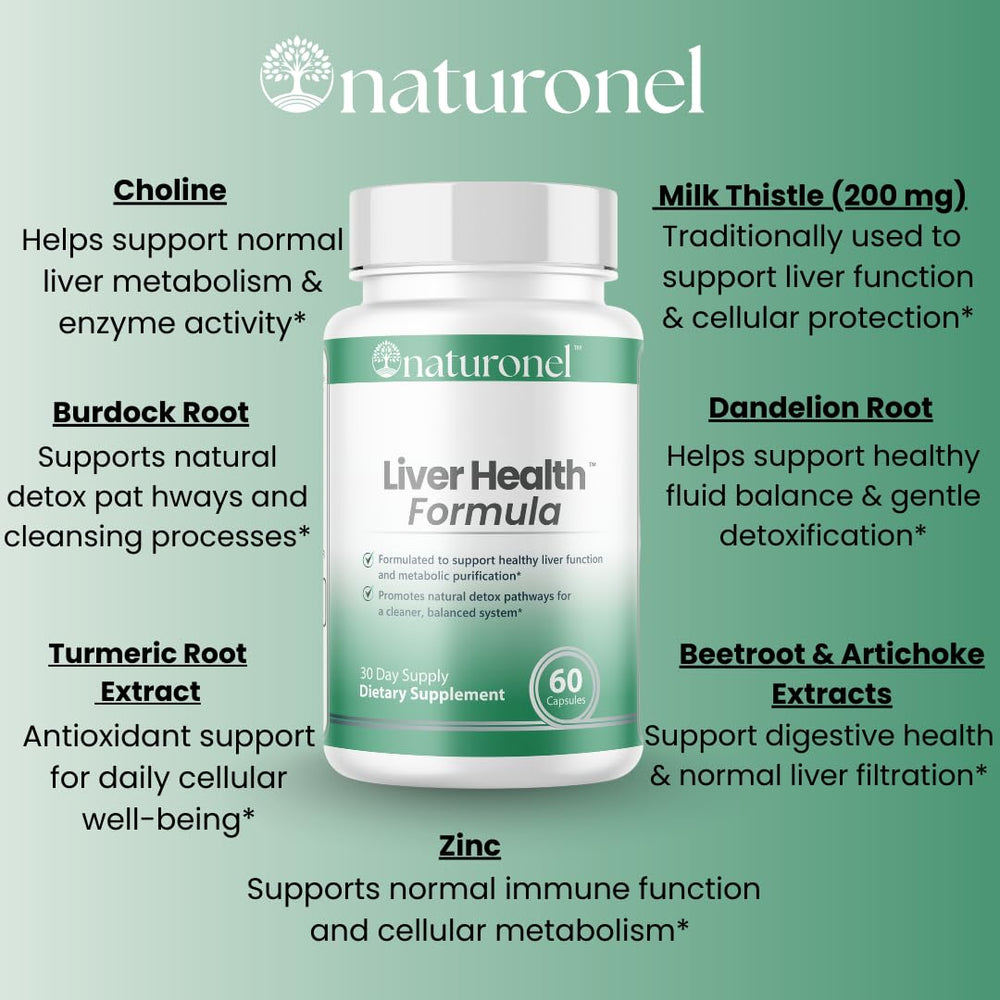 Naturonel Liver Health Formula artichoke component in the botanical blend supporting daily wellness