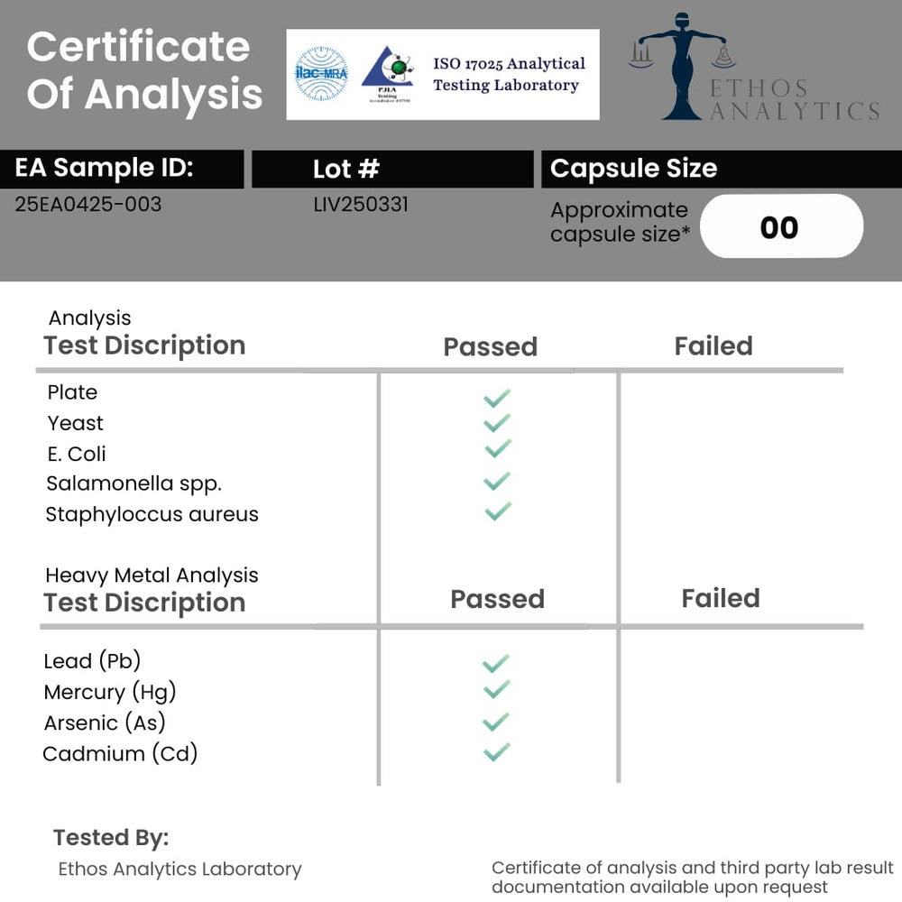 Naturonel Liver Health Formula label close-up with GMP and Non-GMO markings