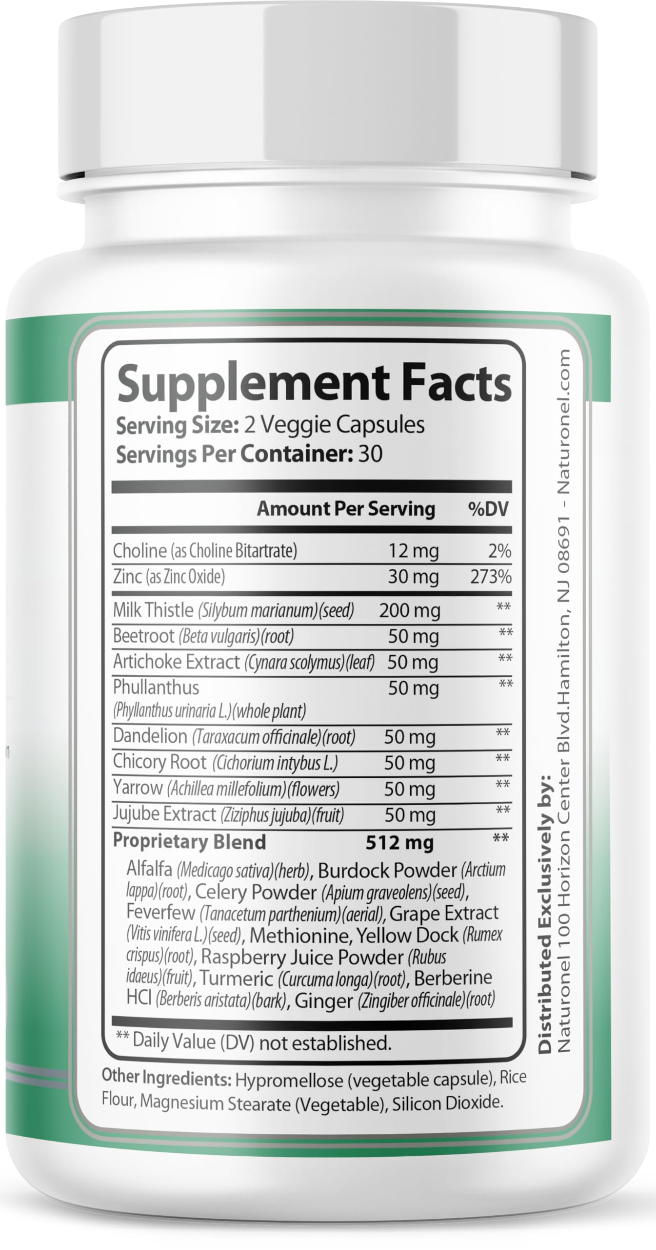 Naturonel Liver Health Formula serving suggestion for daily use