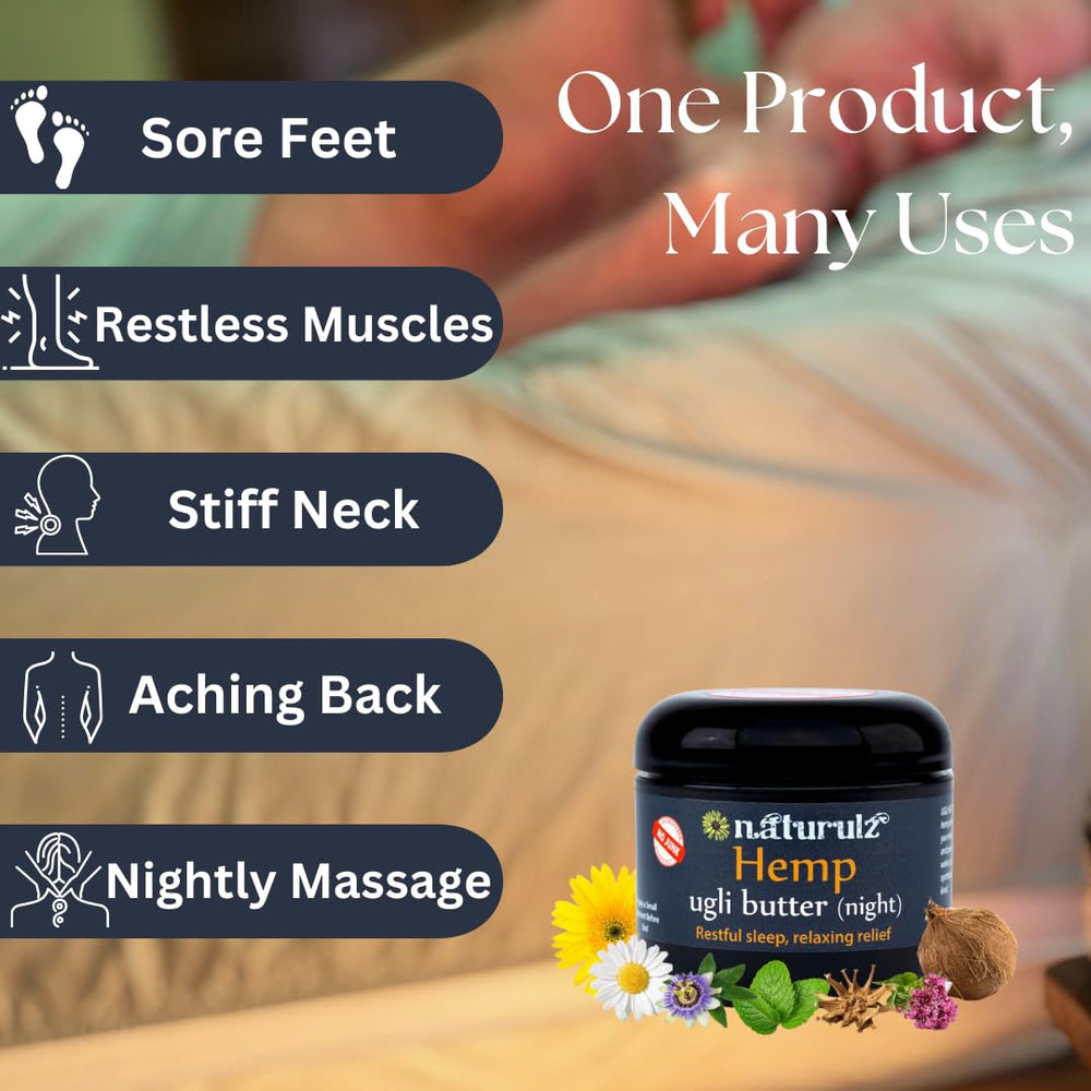 Naturulz Ugli Butter in use during massage for easing tension
