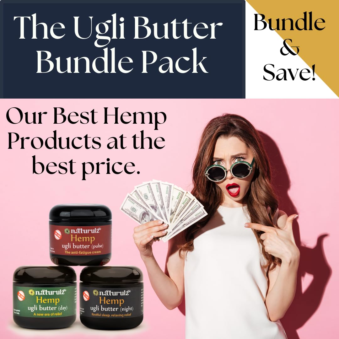 Naturulz Ugli Butter packaging showcasing Oregon-grown hemp origin