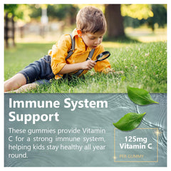 Natvites packaging highlights allergen-free formula for kids.