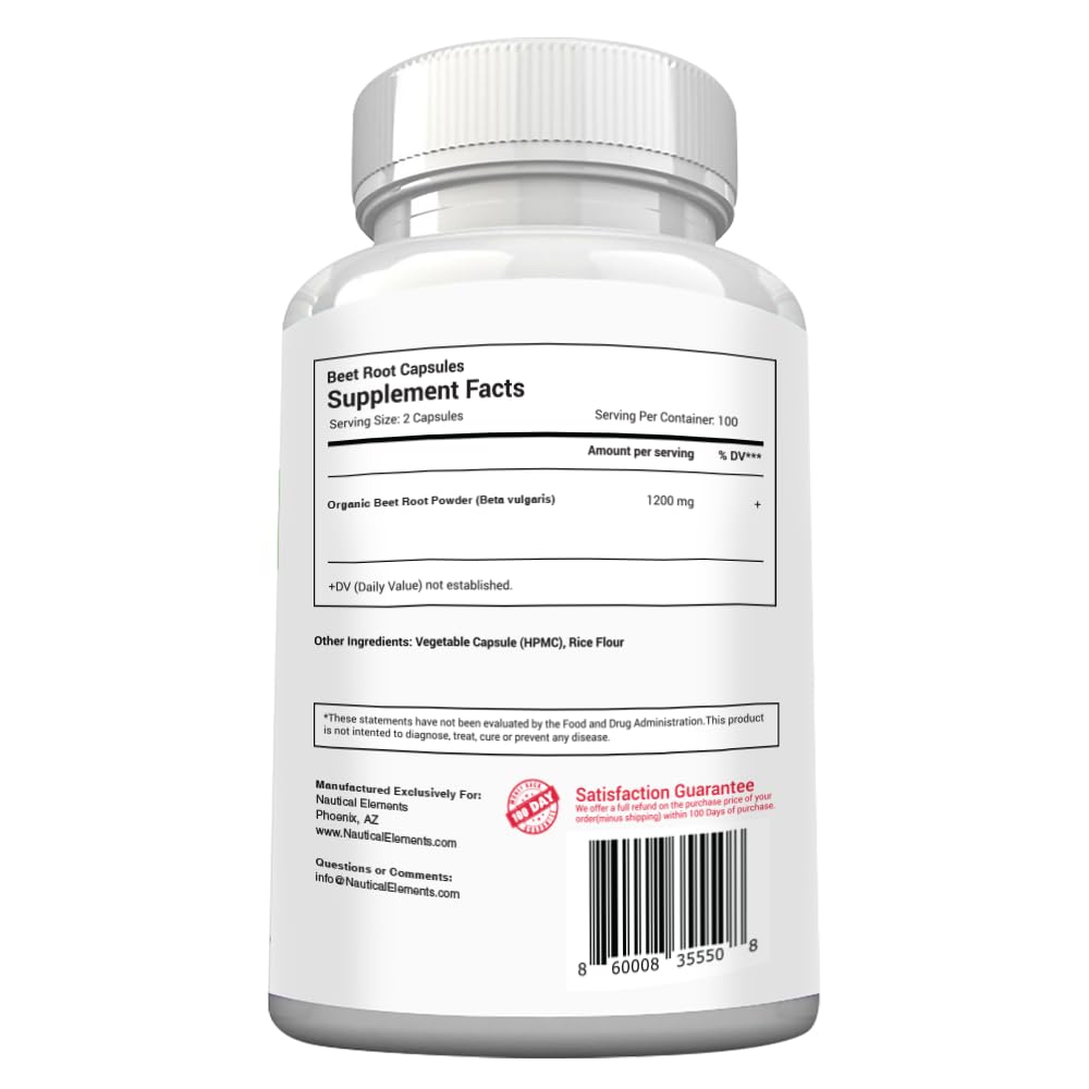 Beet Root Immune Support capsules from Nautical Elements for daily resilience