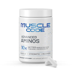 NAUTILUS Muscle Code capsules bottle front, clean and portable.
