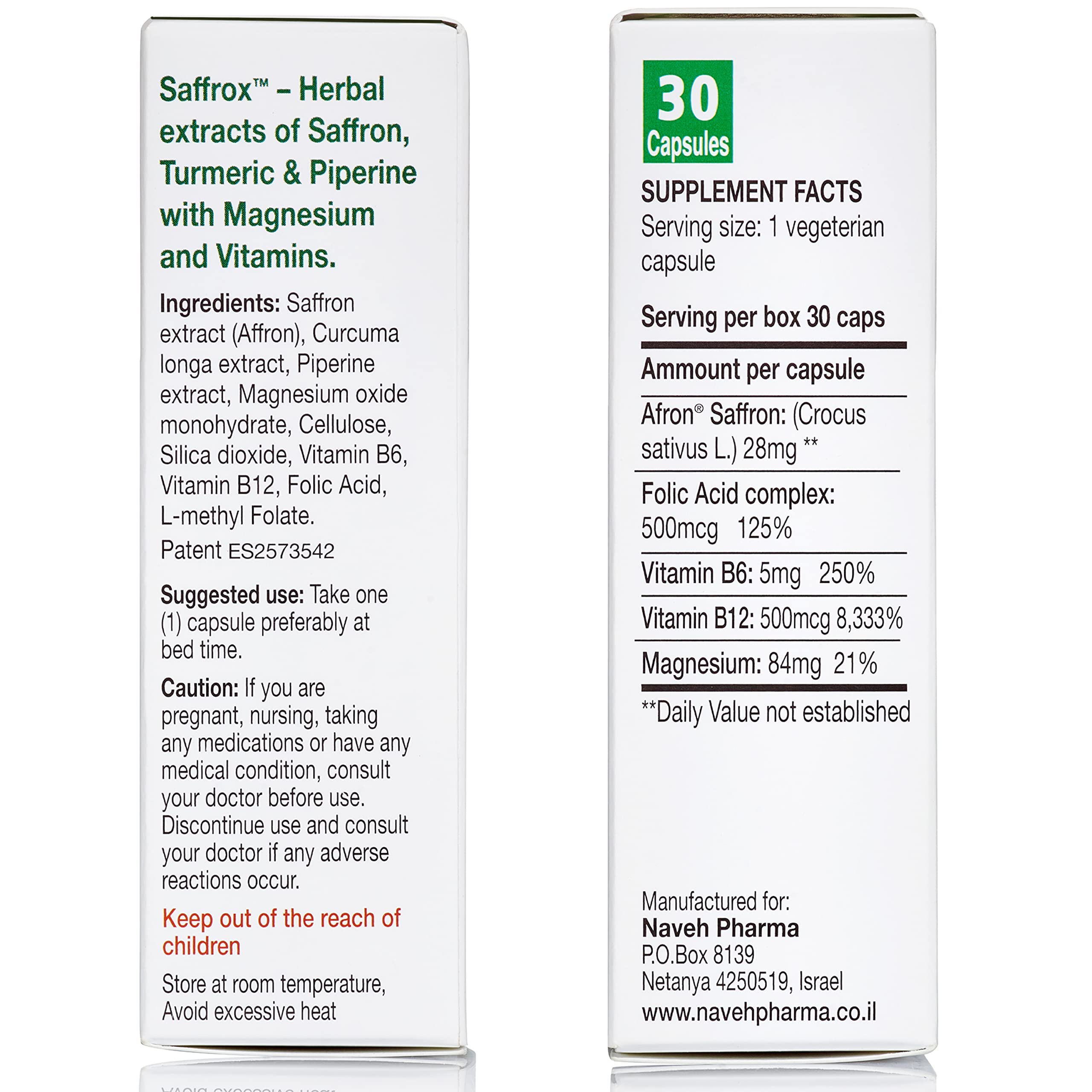 NAVEH PHARMA Saffrox mood-scene hints calmer mornings and steadier focus