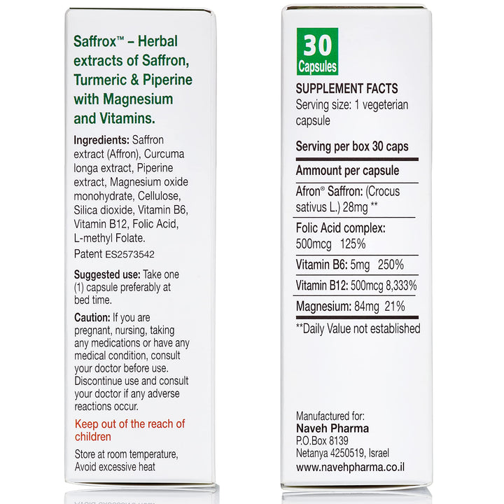 NAVEH PHARMA Saffrox mood-scene hints calmer mornings and steadier focus