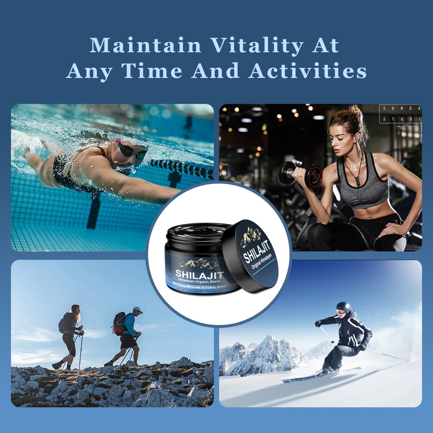Shilajit resin in a glass bottle emphasizing purity and premium quality