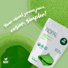 NBF Natura Bio Foods nopal smoothie image with versatile fiber boost