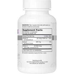 NBI Osteo-K capsules close-up highlighting easy-to-swallow veggie capsules