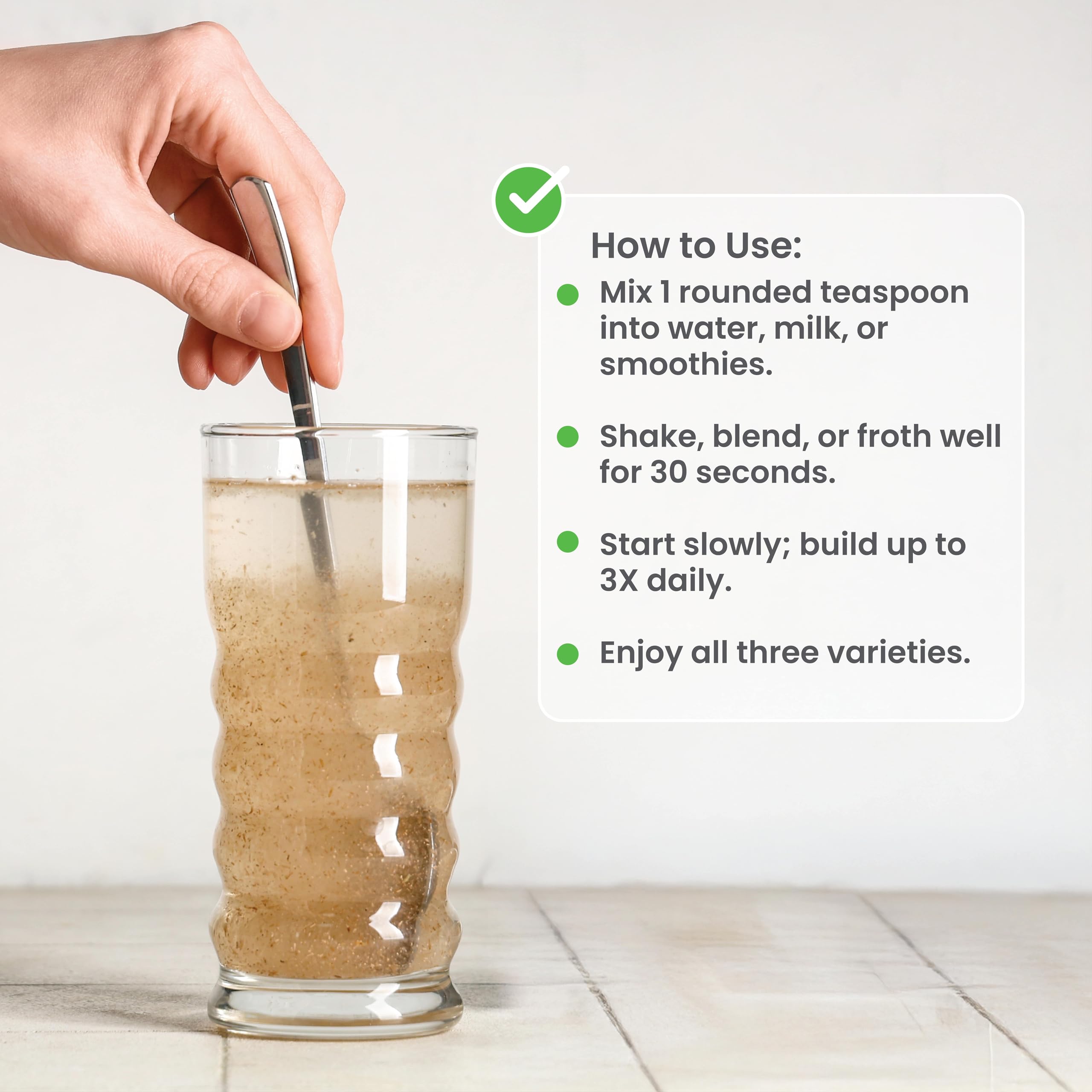 nbpure daily fiber blend ingredients including psyllium and oats
