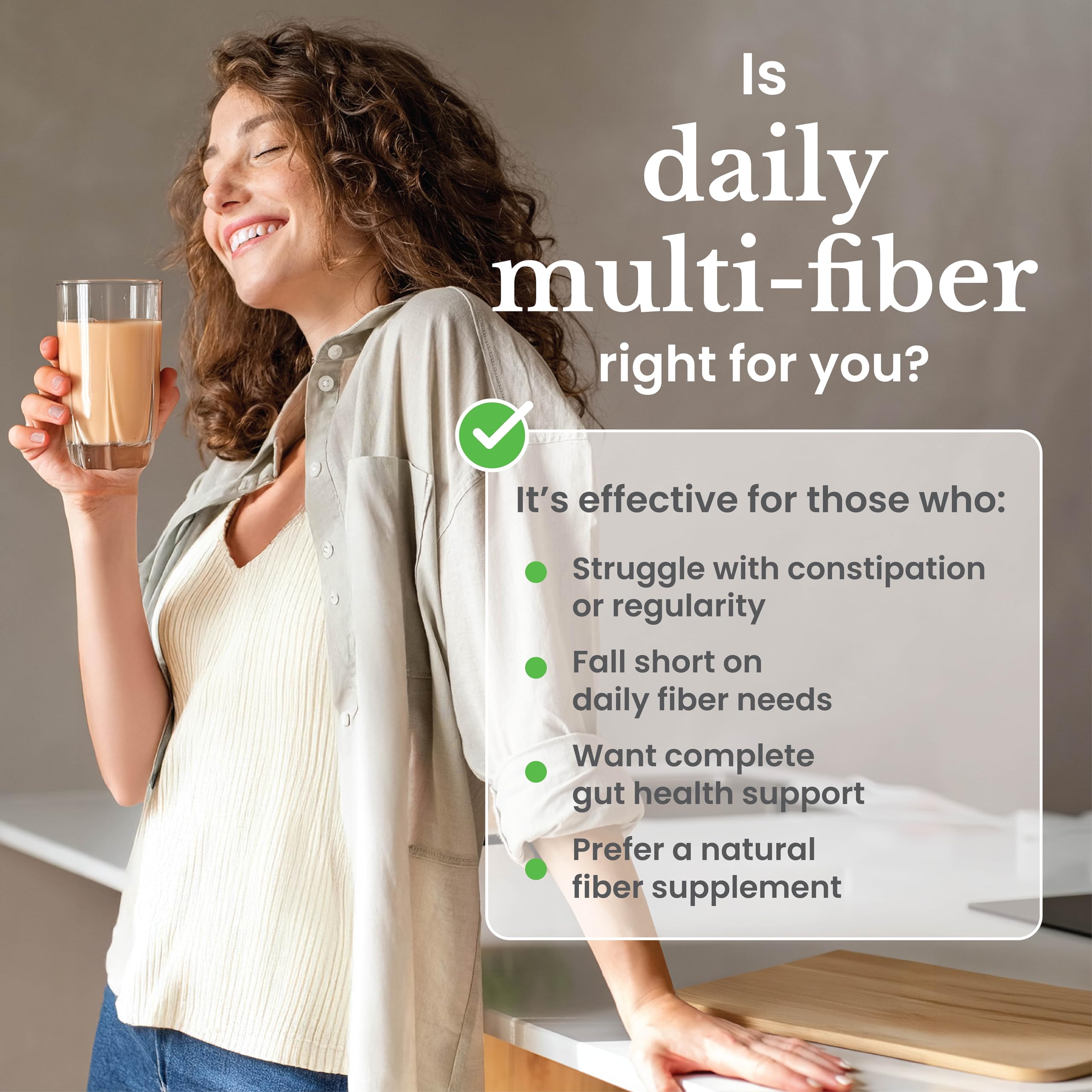 nbpure daily fiber bottle packaging highlights servings and design