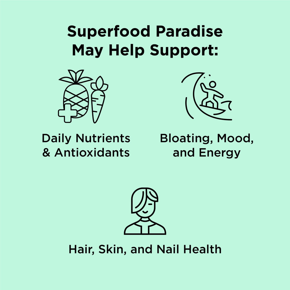 nbpure Earthy Andy Paradise label closeup—clear ingredients for mindful supplementation.