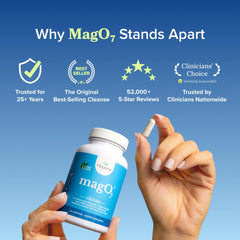nbpure MagO7 packaging, natural detox option for occasional constipation relief.