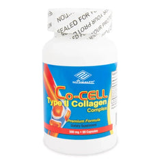 NCB Co-Cell Type II Collagen bottle showcasing joint support benefits.