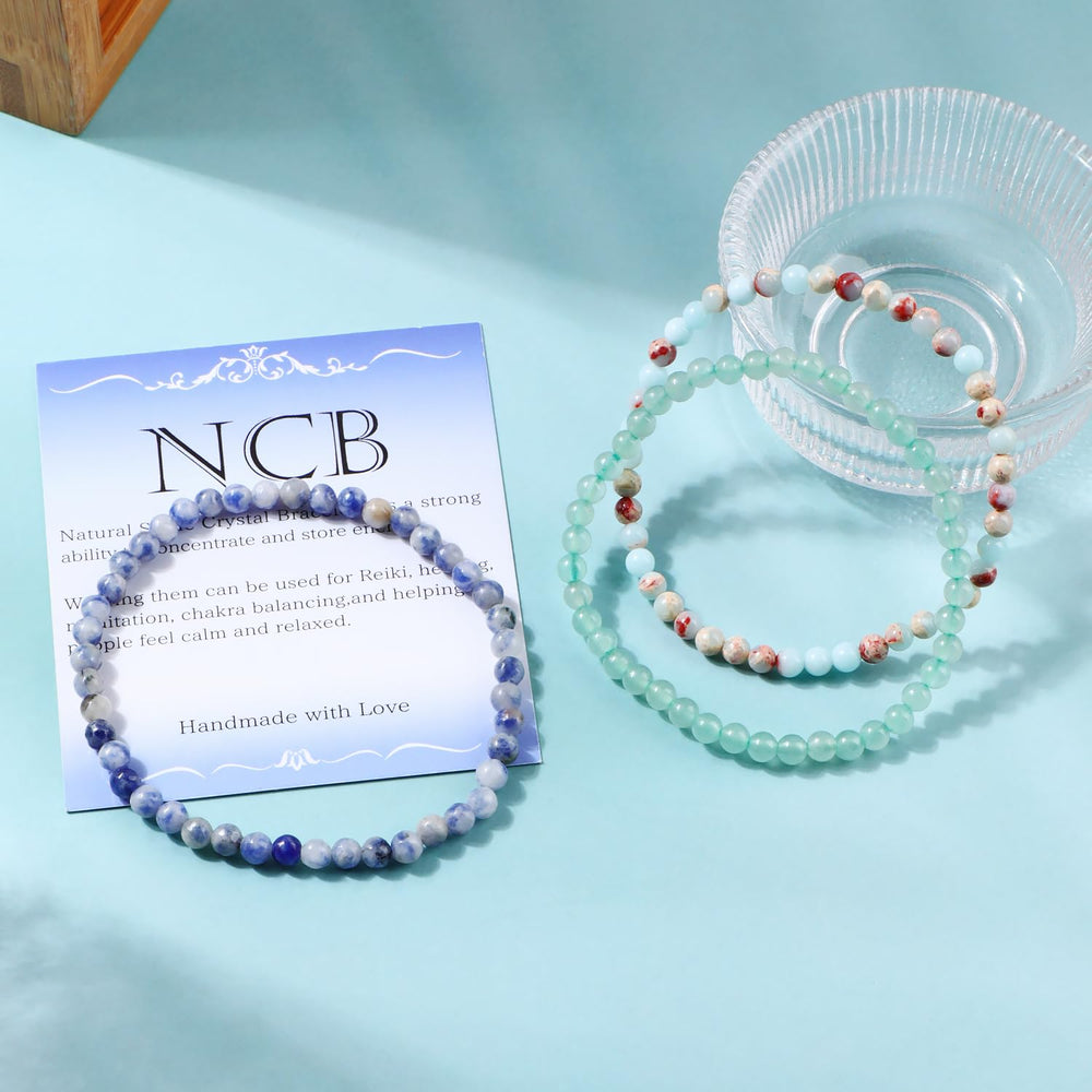 NCB Green Aventurine bracelet closeup soothing heart in daily wear.