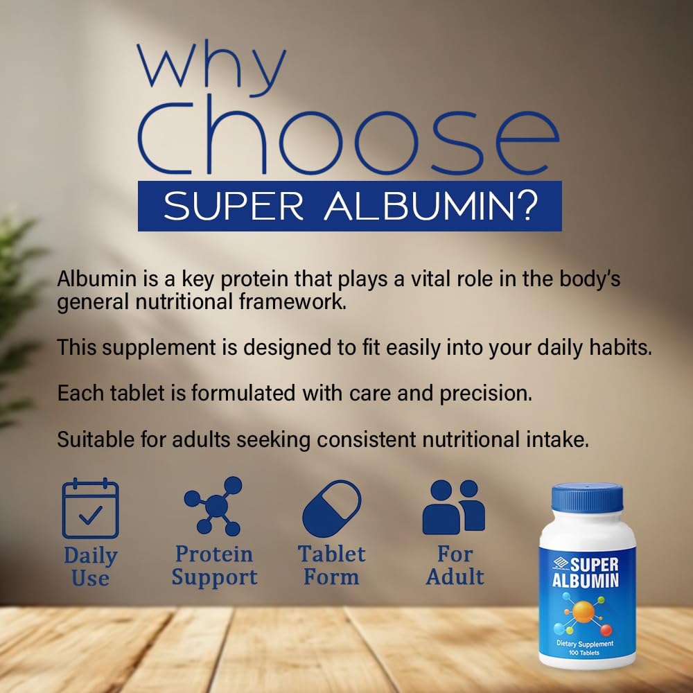NCB Super Albumin daily-use image suggesting energy and wellness support.