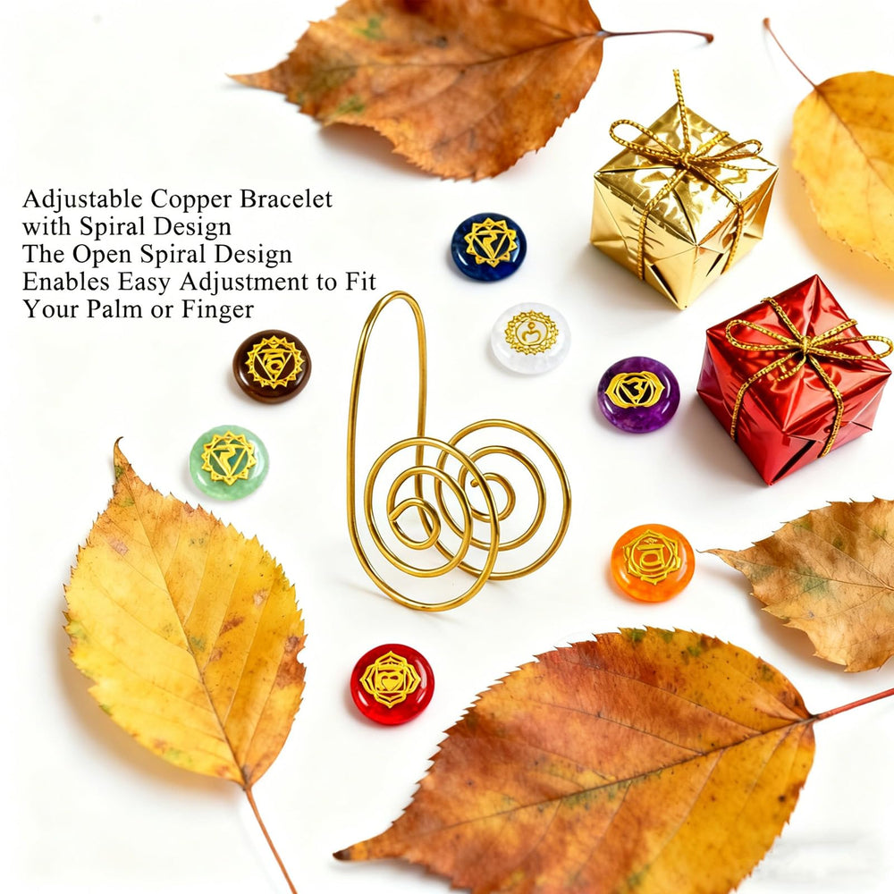 NCHEMDL Energy healing crystal work set arranged for practice