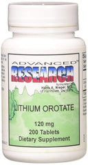 NCI Advanced Research Lithium Orotate 120 mg bottle, front view, supports daily wellness