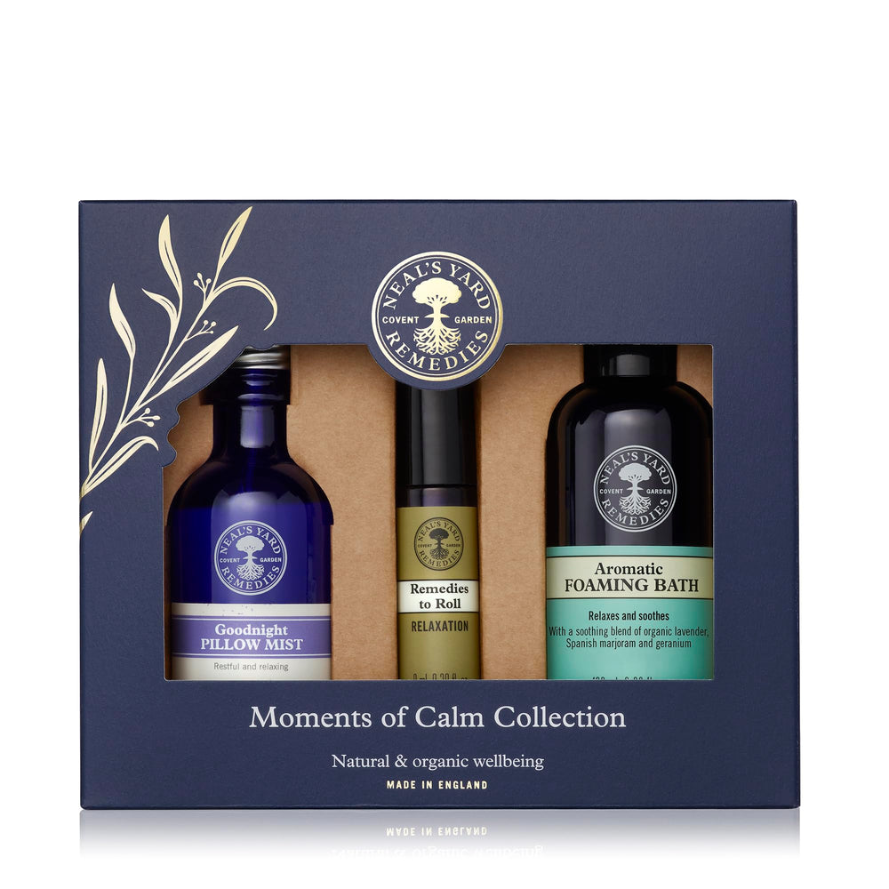 Neal's Yard Remedies Aromatic Foaming Bath for a calming soak that nourishes the skin.