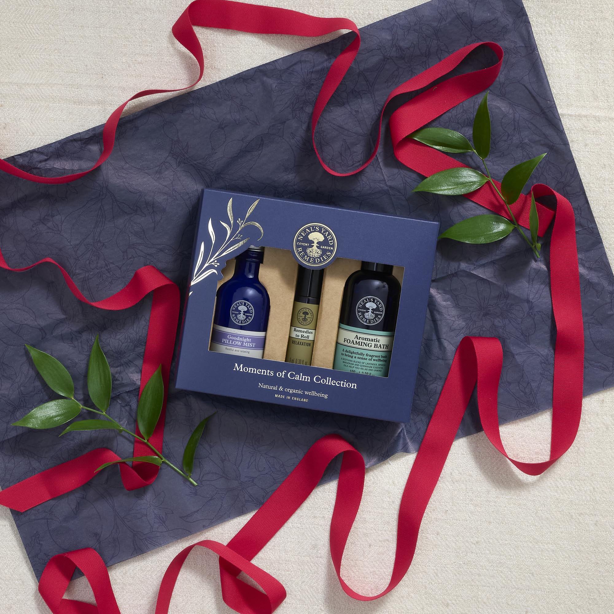 Neal's Yard Remedies Goodnight Pillow Mist for restful sleep and peaceful bedside ambience.