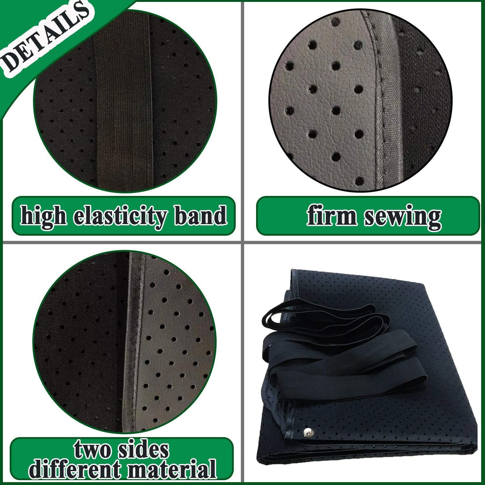 Elastic strap helps keep NeatEarthing mat in place.