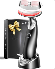 NeatLt 7-in-1 red light face-neck tool ready for at-home skincare sessions.