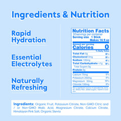 Nectar electrolyte powder delivers zero calories for quick, refreshing hydration anytime.