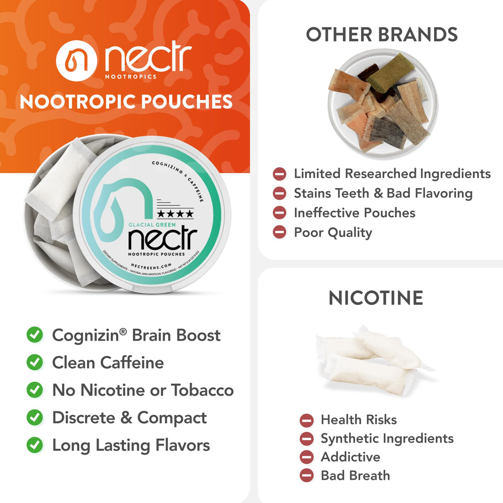 Five-puck pack facilitates daily energy without sugar.